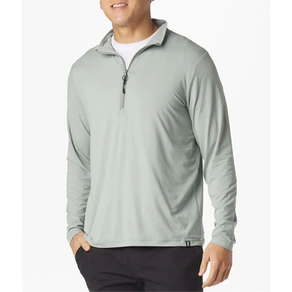 NWOT Glyder Striped 1/4 Zip Up Tahoe AirFlex Long Sleeve Shirt Men's XL